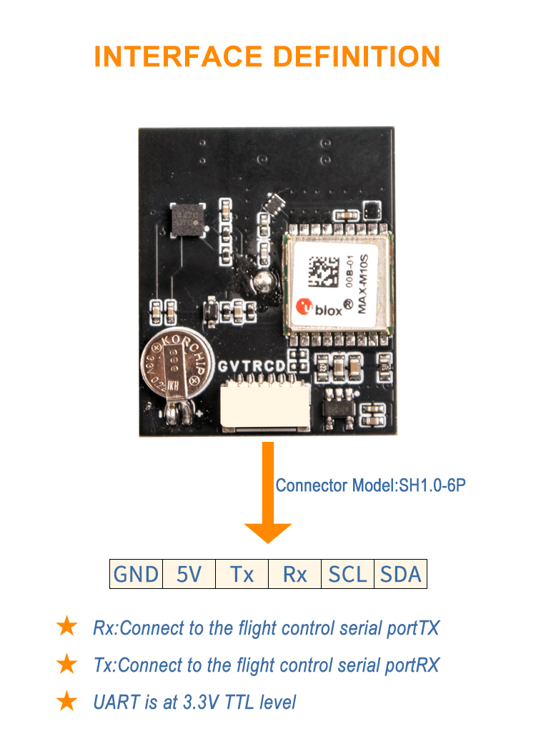 M10S GPS 10Hz GPS Module with  - مراجعة Drone Kit Hexacopter وسعره