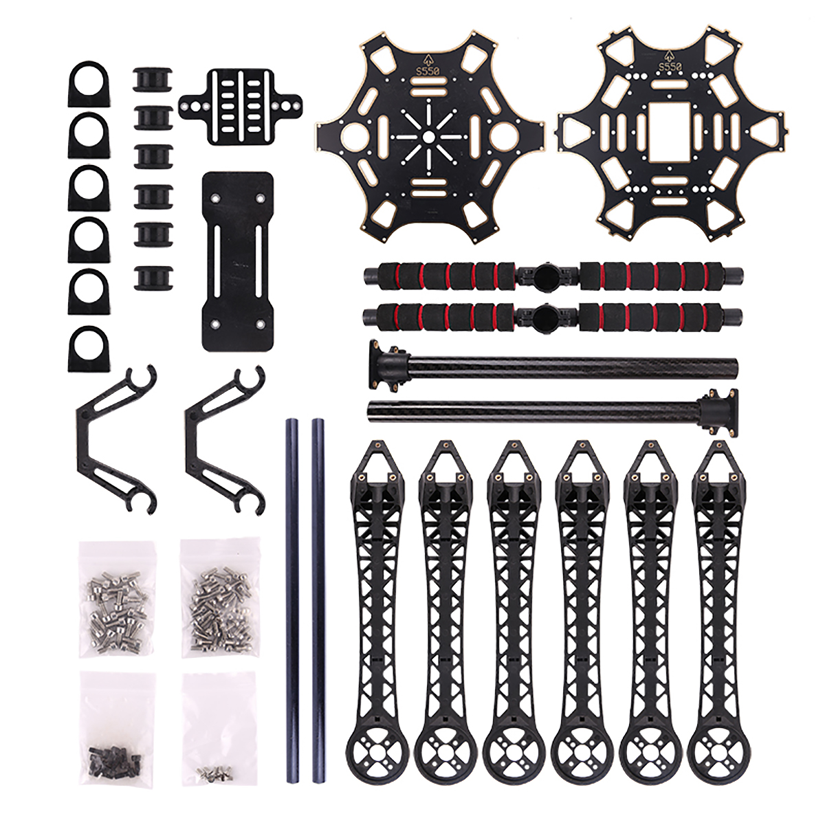 S550 F550 500 Upgrade Hexacopt - مراجعة Drone Kit Hexacopter وسعره