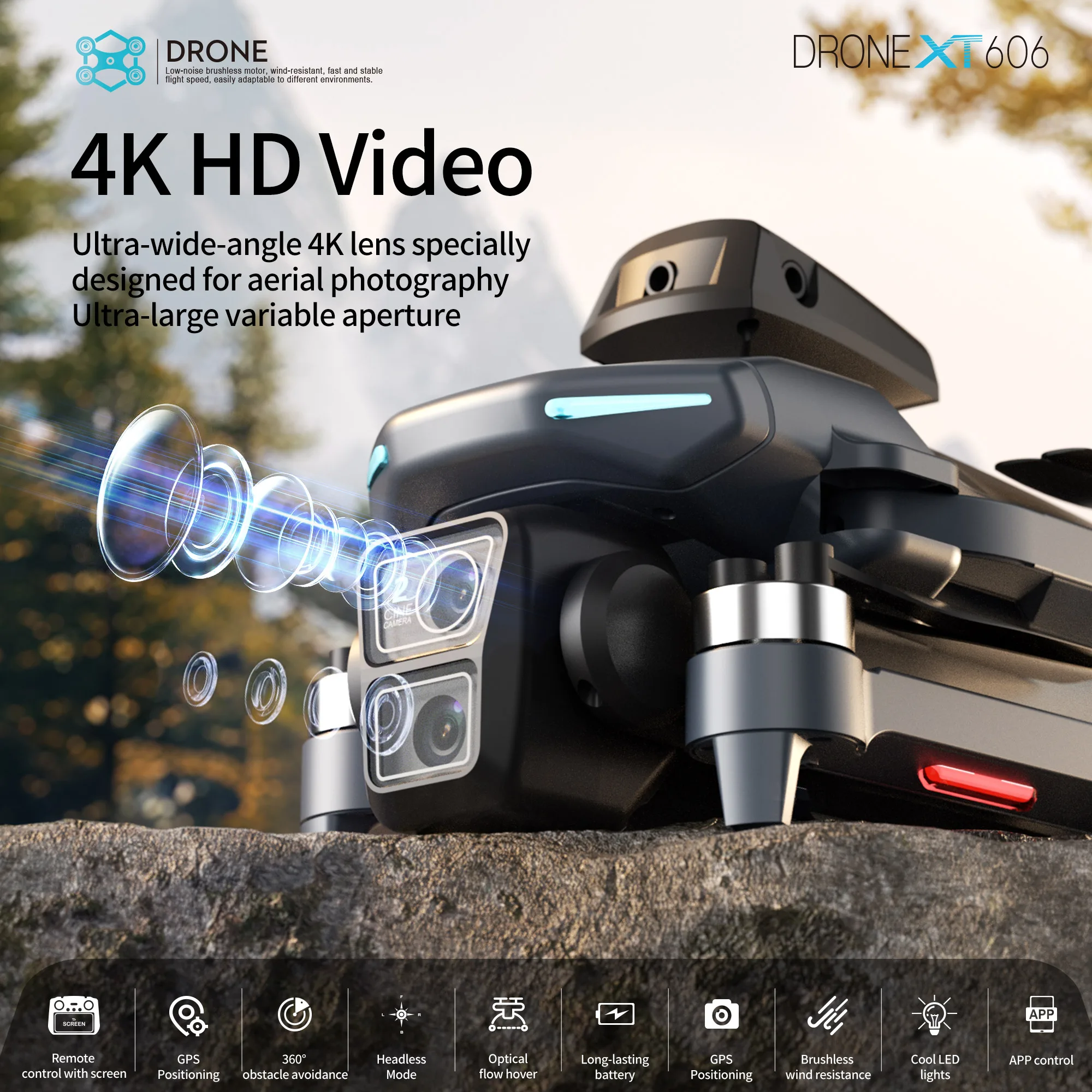 Lenovo XT606 MAX GPS Drone 4k  - مراجعة Drone Kit Long Range وسعره