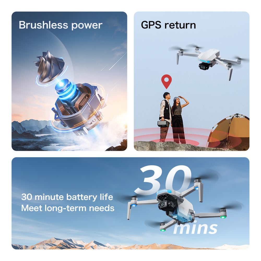 S-X1 MAX GPS Drone with 3-Axis - مراجعة Drone Kit Long Range وسعره