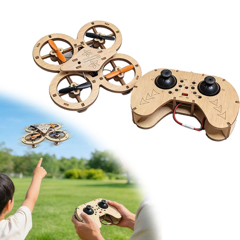 DIY Wooden RC Drone Quadcopter - مراجعة Drone Kit Octocopter وسعره