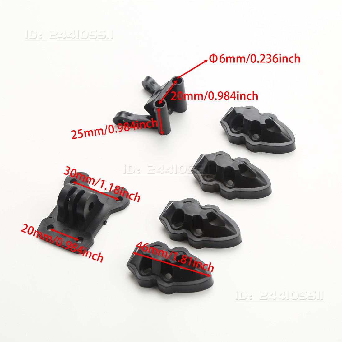 FPV Drone Frame 3D Printed Set - مراجعة Drone Kit Racing وسعره