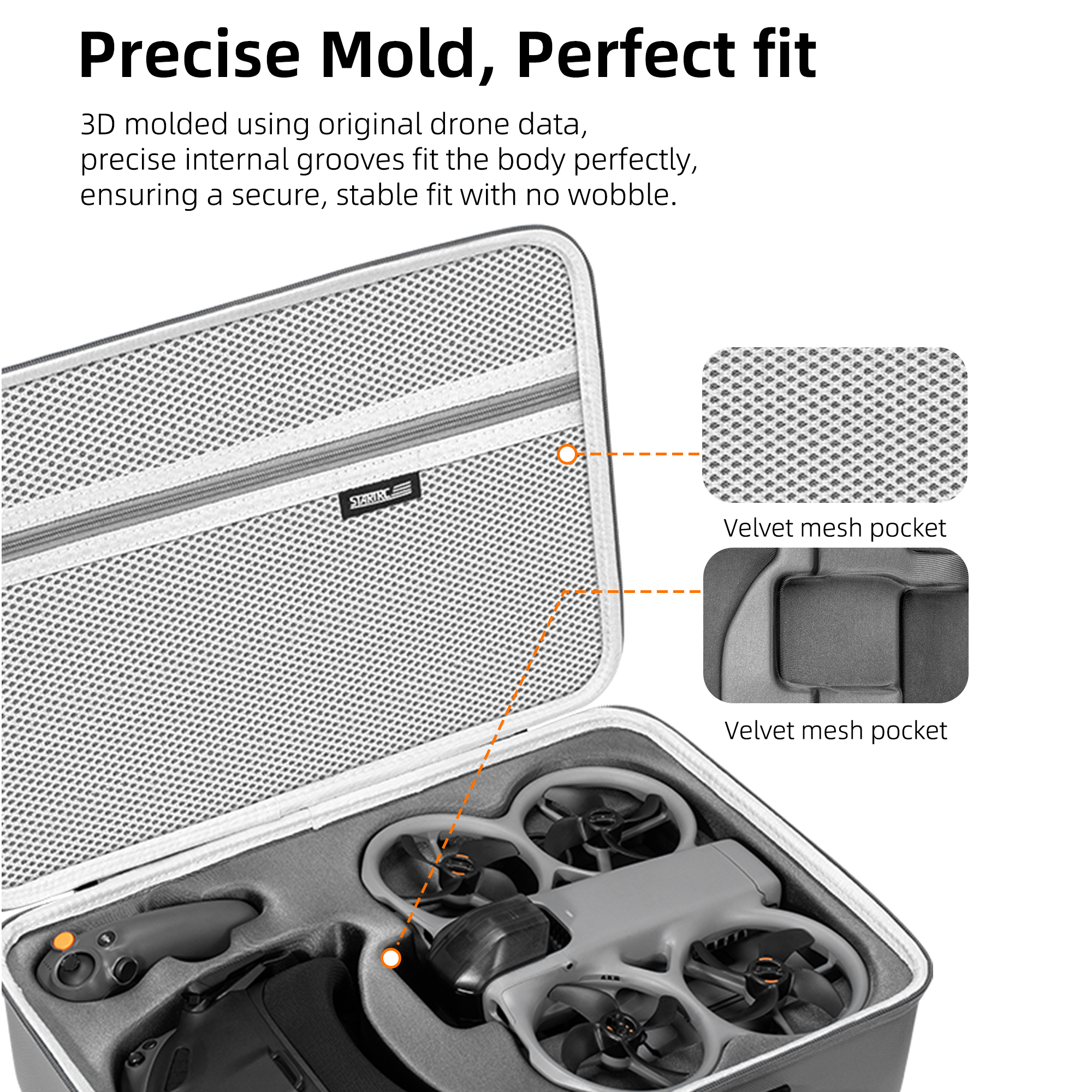 Portable Storage Bag For DJI A - مراجعة Drone Kit Waterproof وسعره