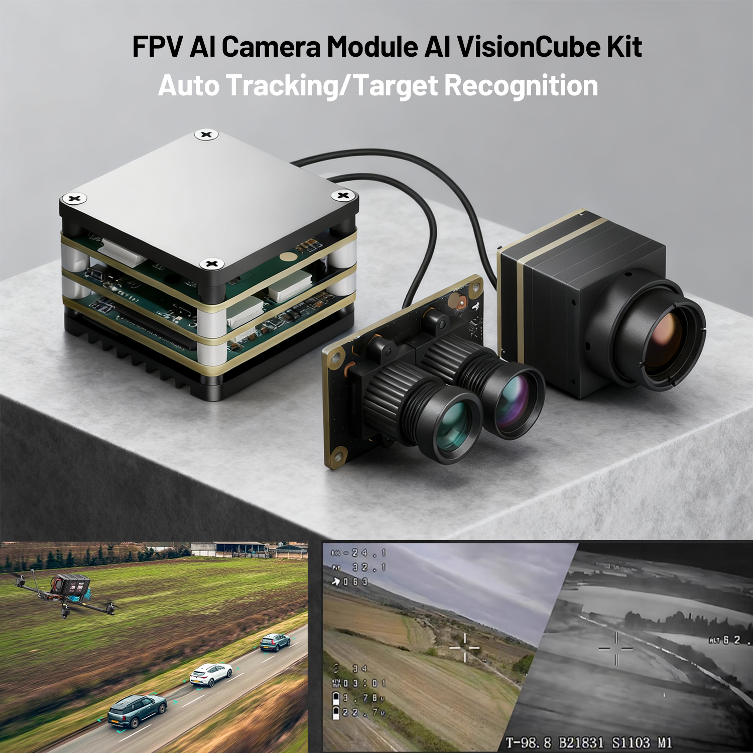 FPV AI Camera Module AI Vision - مراجعة Drone Kit Fpv وسعره