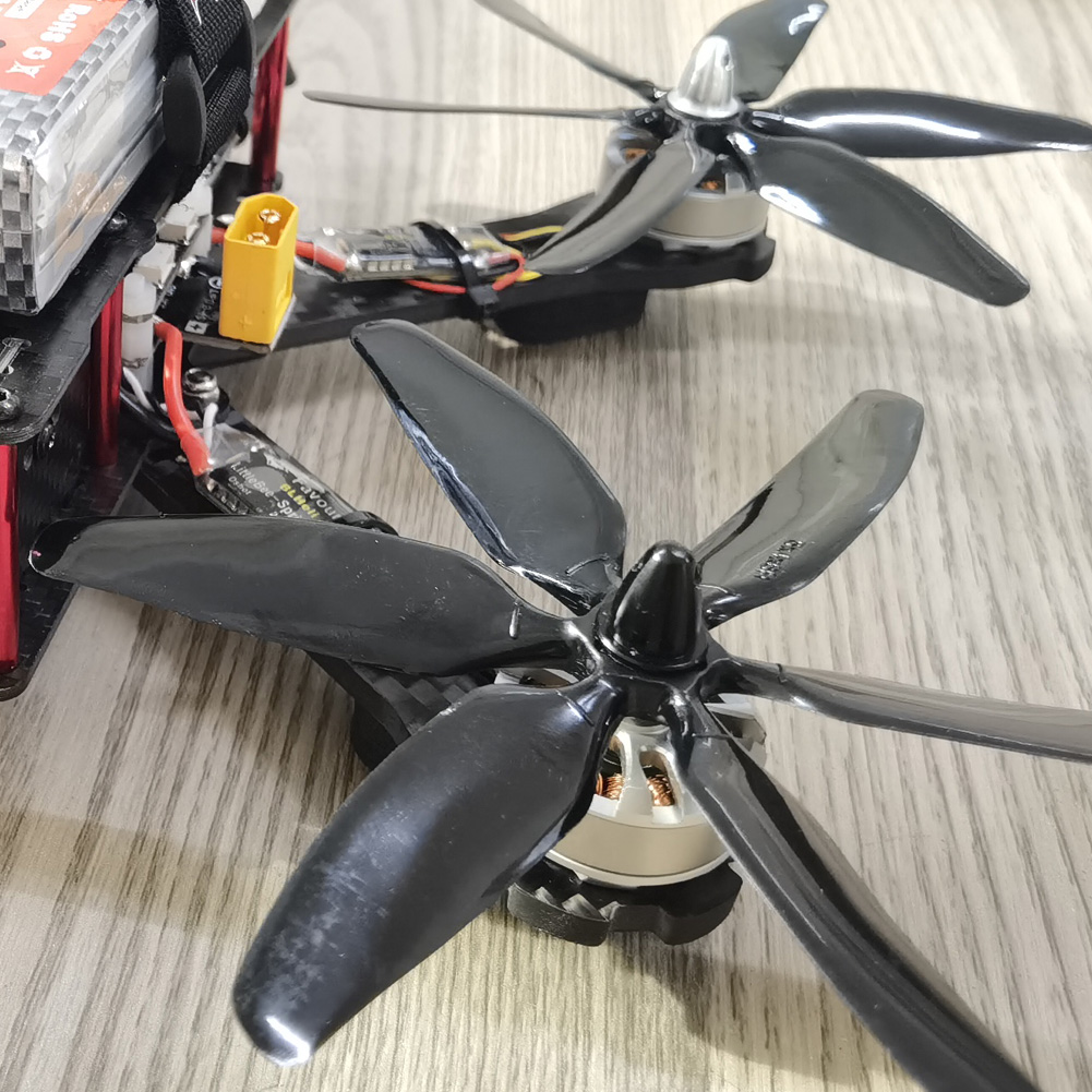 10pcs 504060 5x4x6 6-Blade Sin - مراجعة Drone Kit Octocopter وسعره