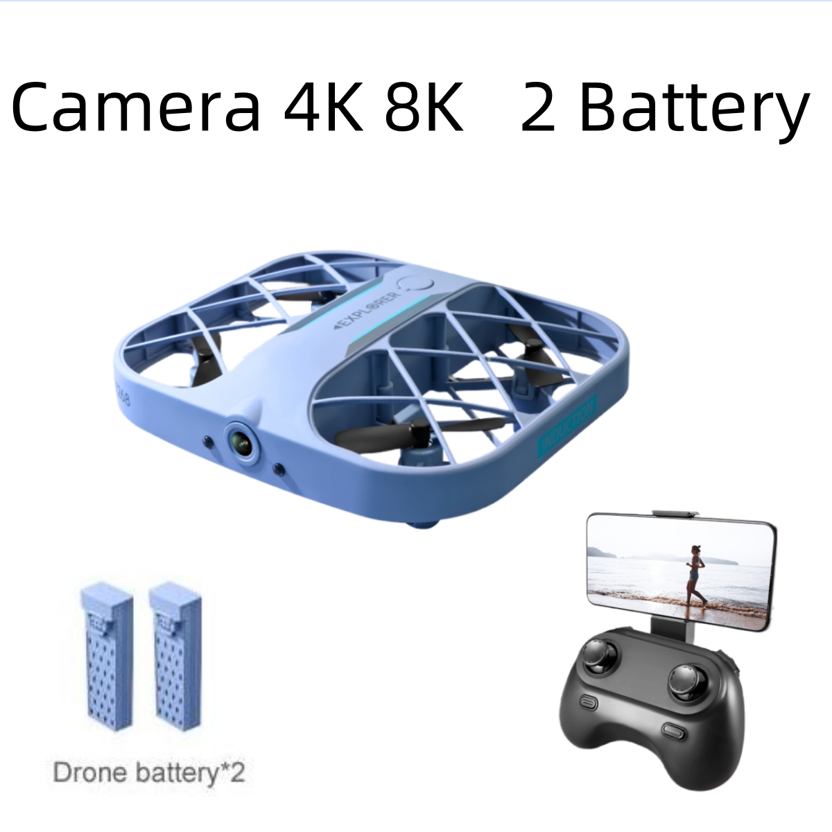 JJRC H107 FPV RC Drone with 2  - مراجعة Drone Kit With Camera وسعره