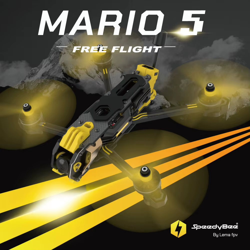 SpeedyBee Mario 5 Frame 5 Inch - مراجعة Drone Kit Build Yourself وسعره